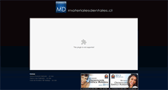 Desktop Screenshot of materialesdentales.cl
